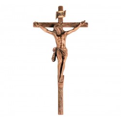 Cruz Tronco Bronce con Cristo